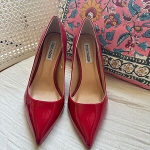 Steve Madden Red Patent Heels